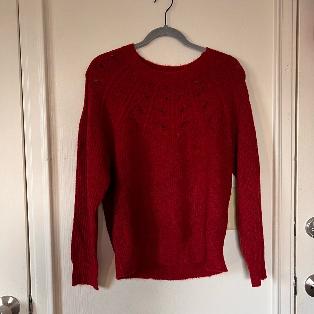 Red sweater